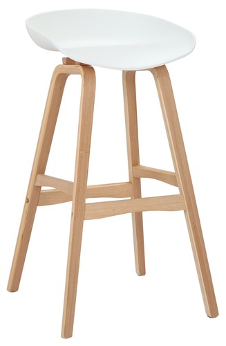 Equator fixed bar stool with - bar,