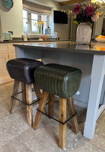 Leather breakfast bar - breakfast, kitchen