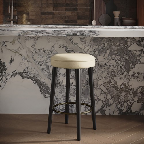 Beige upholstered kitchen - beige,