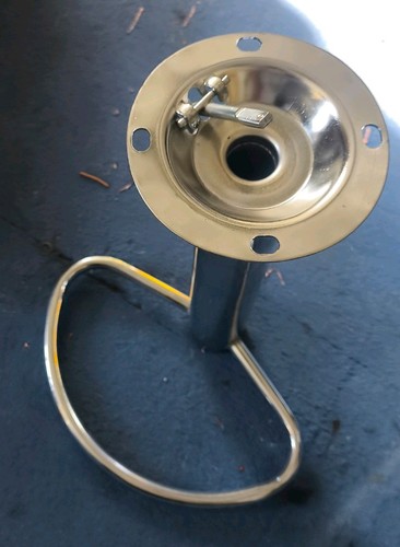 Chrome bar stool - chrome, leg