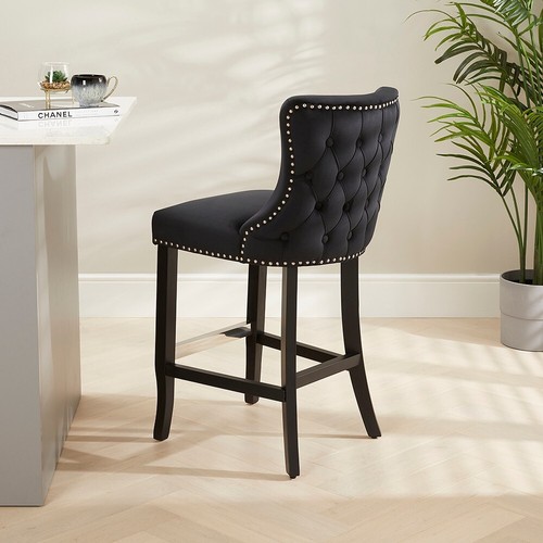 Boudoir bar stool black - stool,