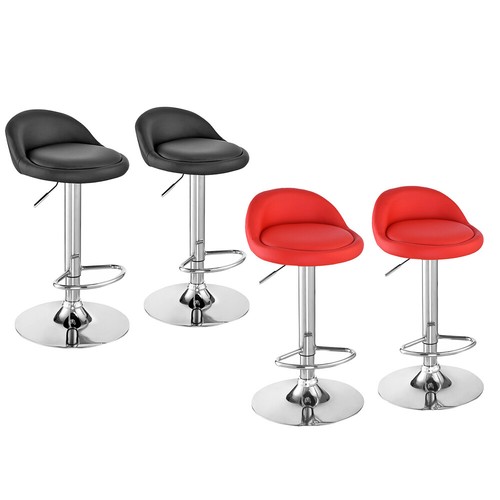 Pair bar stool pu - of,