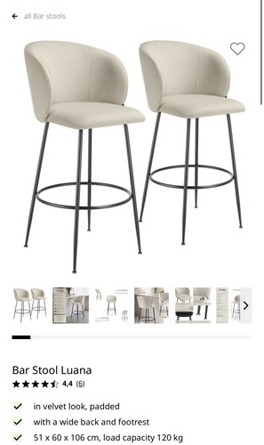 New luana bar stool breakfast - luana,